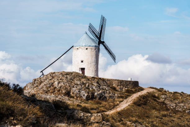 istock Windmills in Consuegra, Toledo, La Mancha 2184461897