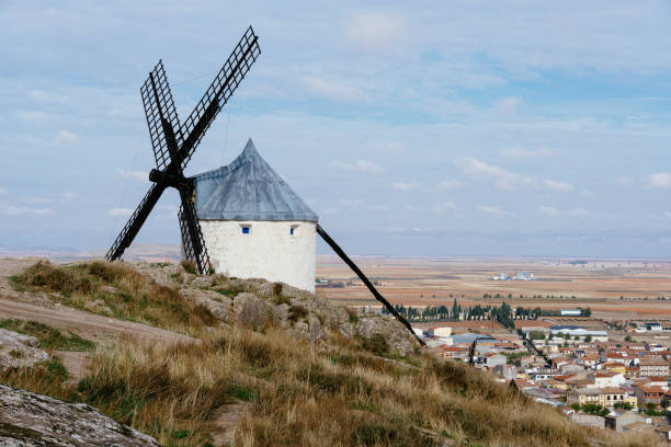istock Windmills in Consuegra, Toledo, La Mancha 2184461900