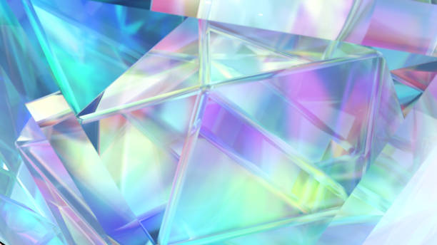 istock A modern background with the shape of a polygonal crystal. 2184464696