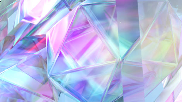istock A modern background with the shape of a polygonal crystal. 2184464698