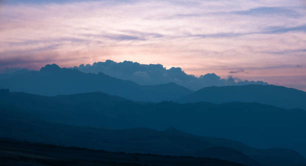 istock Sacred Valley Valle Sagrado scenic Andes mountains at sunset in Cusco, Peru 2184466993