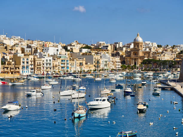 istock view of Kalkara waterfront in Malta 2184482237
