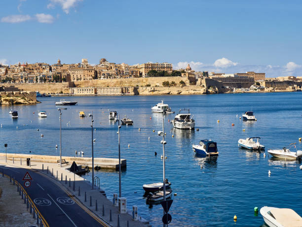 istock Panoramic view of Valletta from the sea, Malta 2184482240