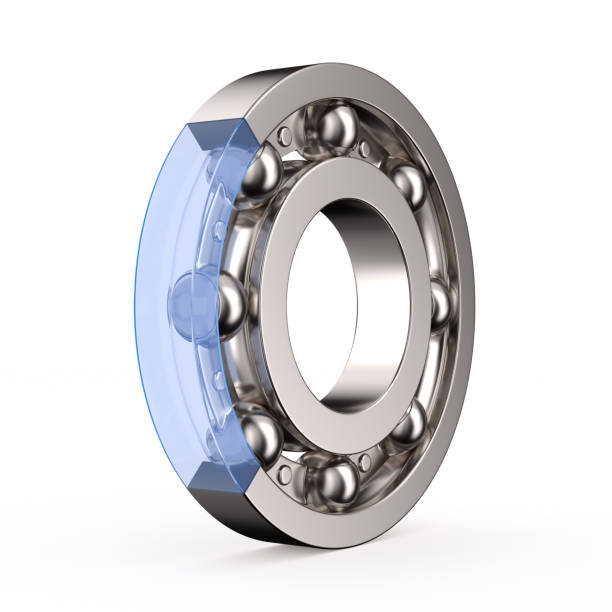 istock Ball bearing on white background. Isolated 3D illustration 2184485724