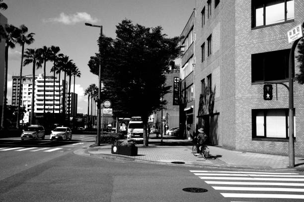 istock Black and White Japan Cityscape Photograph 2184487764