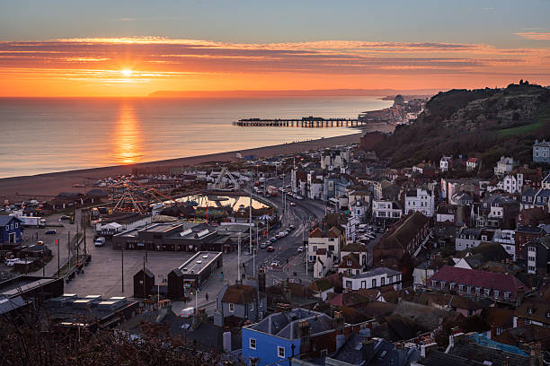 istock Hastings east hill autumn sunset 2184488727