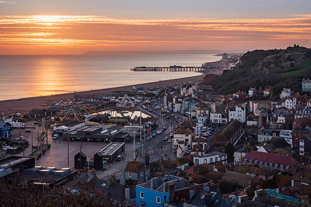 istock Hastings east hill autumn sunset 2184488728