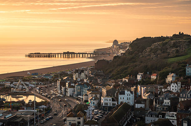 istock Hastings east hill autumn sunset 2184488805