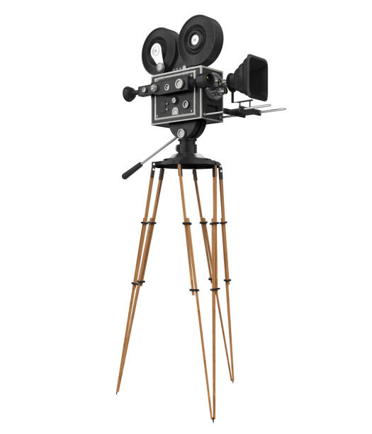 istock Vintage Movie Camera Isolated 2184488848