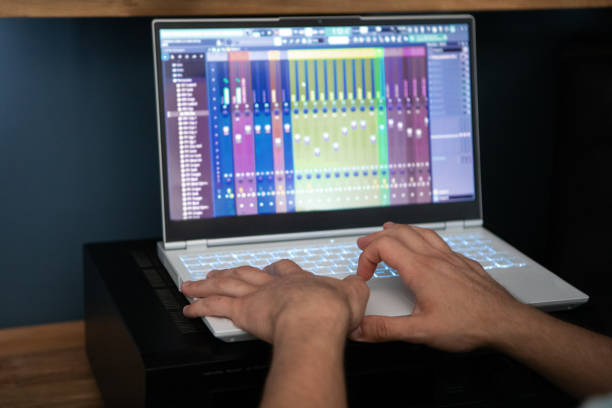 Grey Sound Engineer Control Panel. Mid shot