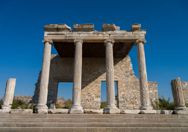 Miletos (Milet) archaeological site. Miletus is an ancient harbour city called Palaton in the Byzantine period. Didim district, Aydin province, Turkey