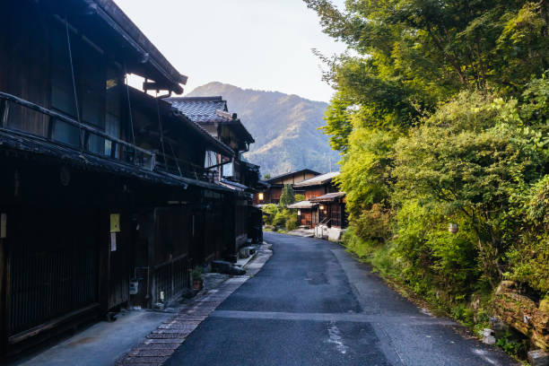 istock Tsumago at Dusk in Japan 2184490743