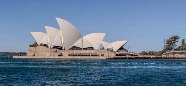 Sydney, Australia – August 31, 2024: Sydney Opera House viewed from Circular Quay in Australia