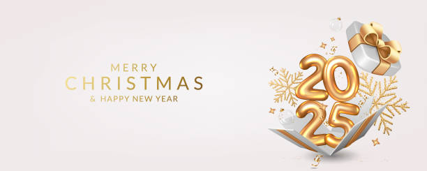 istock Christmas and New Year 2025 greeting card 2184512469