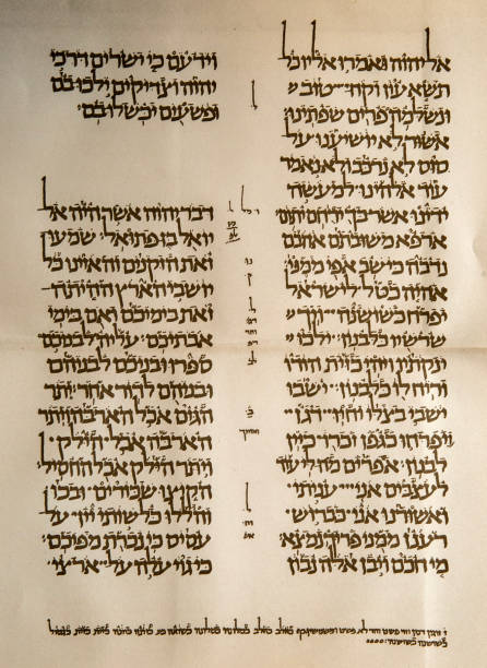 istock Petersburg Prophets Codex from 916 AD with Babylonian punctuation, oldest Hebrew Bible manuscript in Europe 2184515215