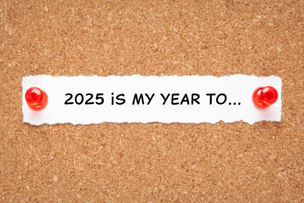 New Year Resolutions List Concept 2025 Is My Year To