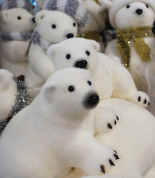 istock Christmas soft white seal toys 2184518344