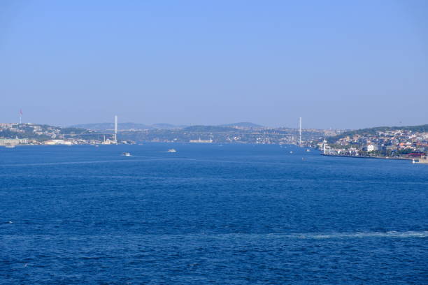 istock Bosphorus strait view, blue sea of Marmara 2184524288