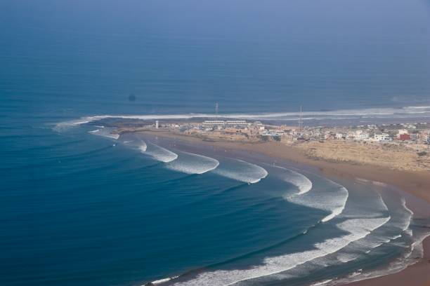 View of the waves in imsouane