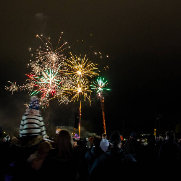 istock Bicester Round Table 2024 Annual Fireworks Display, Pingle Field, Bicester, Oxfordshire 2184528768