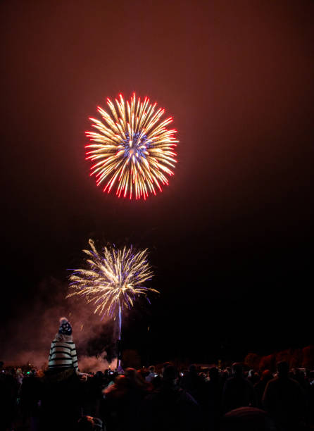 istock Bicester Round Table 2024 Annual Fireworks Display, Pingle Field, Bicester, Oxfordshire 2184528772