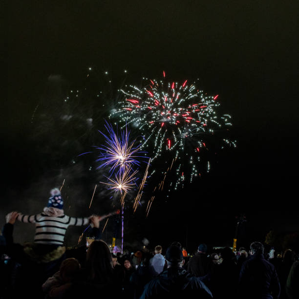 istock Bicester Round Table 2024 Annual Fireworks Display, Pingle Field, Bicester, Oxfordshire 2184528783