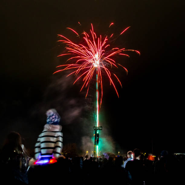istock Bicester Round Table 2024 Annual Fireworks Display, Pingle Field, Bicester, Oxfordshire 2184528785
