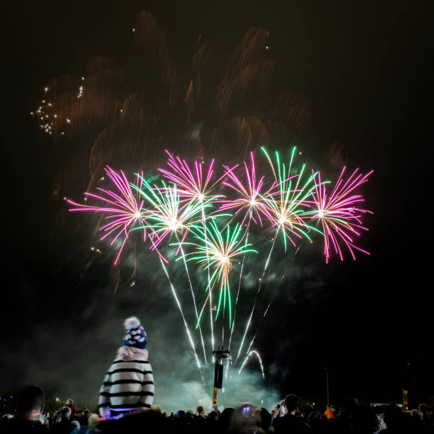 istock Bicester Round Table 2024 Annual Fireworks Display, Pingle Field, Bicester, Oxfordshire 2184528788