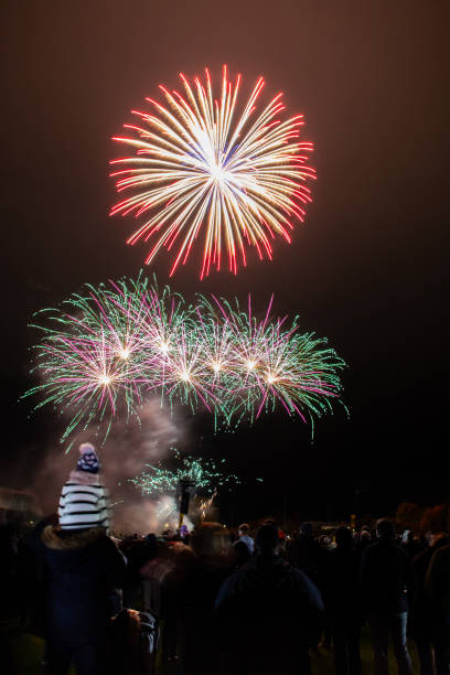istock Bicester Round Table 2024 Annual Fireworks Display, Pingle Field, Bicester, Oxfordshire 2184528795