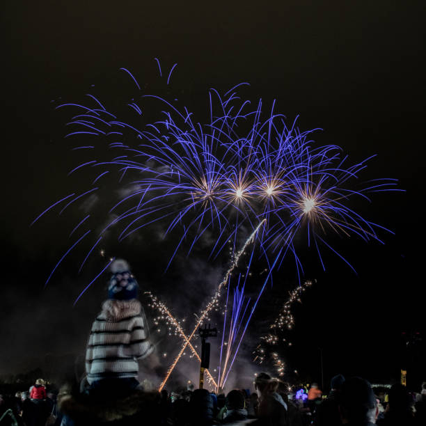 istock Bicester Round Table 2024 Annual Fireworks Display, Pingle Field, Bicester, Oxfordshire 2184528802