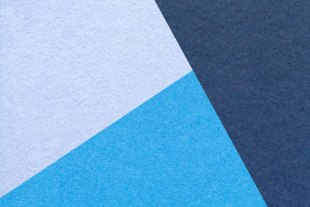 istock Texture craft sky, navy blue and turquoise paper background, macro. Structure vintage abstract cardboard 2184540895