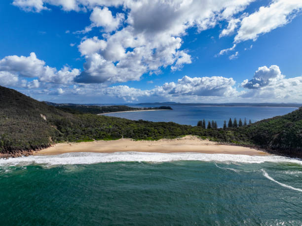 istock Aerial view of Zenith Beach, Port Stephens 2184541267
