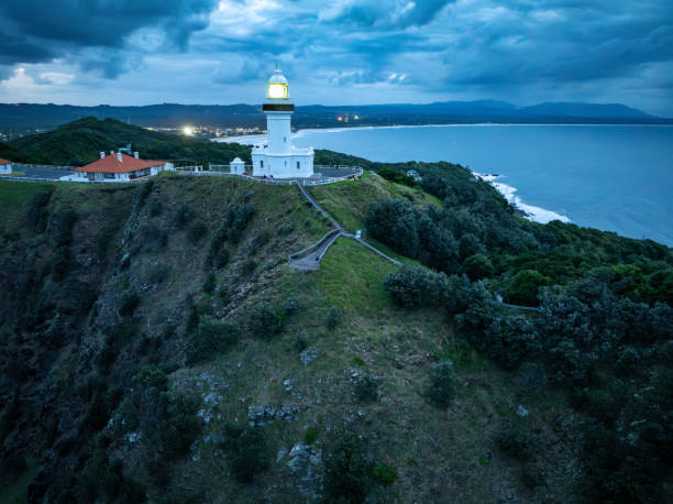 istock Cape Byron Lighthouse at sunset, Byron Bay, Australia 2184541779