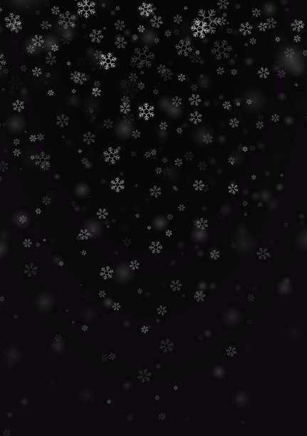 istock Snowflake illustrations. Winter background for Christmas or New Year. Snow falling. Snow, snowflakes, vector images, backgrounds. 2184543180