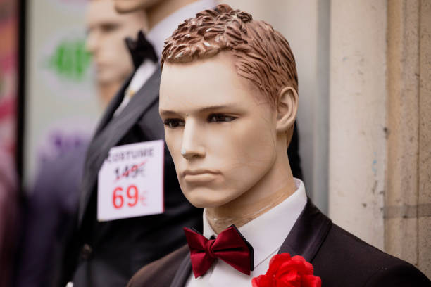 Formalwear clothes shop on Boulevard de Magenta, Paris
