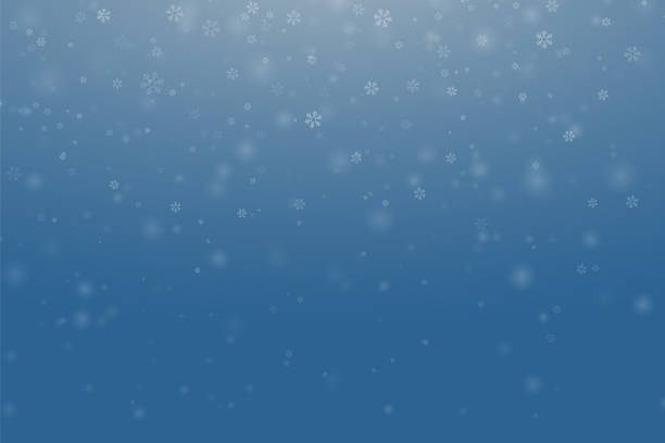 istock Snowflake illustrations. Winter background for Christmas or New Year. Snow falling. Snow, snowflakes, vector images, backgrounds. 2184543280