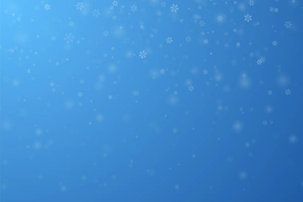 istock Snowflake illustrations. Winter background for Christmas or New Year. Snow falling. Snow, snowflakes, vector images, backgrounds. 2184543933
