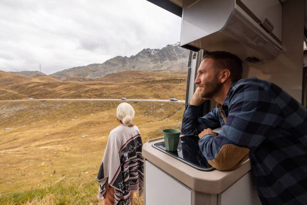 istock Van life in Autumn 2184544175