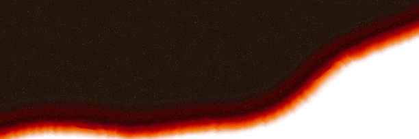 poškozená fólie s únikem světla, spáleným okrajem a strukturou šumu - dlouhá expozice fotky stock ilustrace