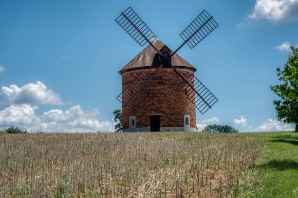 istock Rural landscape with an old mill 2184548089