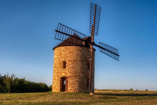 istock Rural landscape with an old mill 2184548380