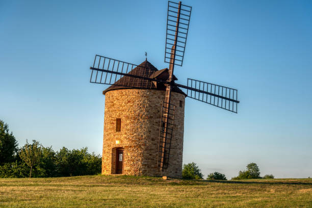 istock Rural landscape with an old mill 2184548449