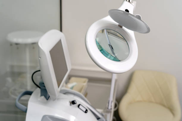 istock Magnifying Lamp in Professional Medical Clinic Setting 2184552819