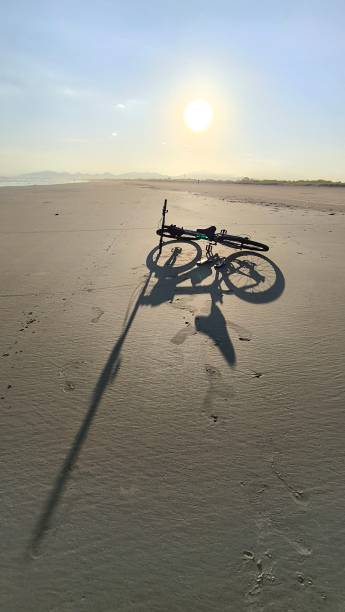 istock Bike on the sunset 2184554487