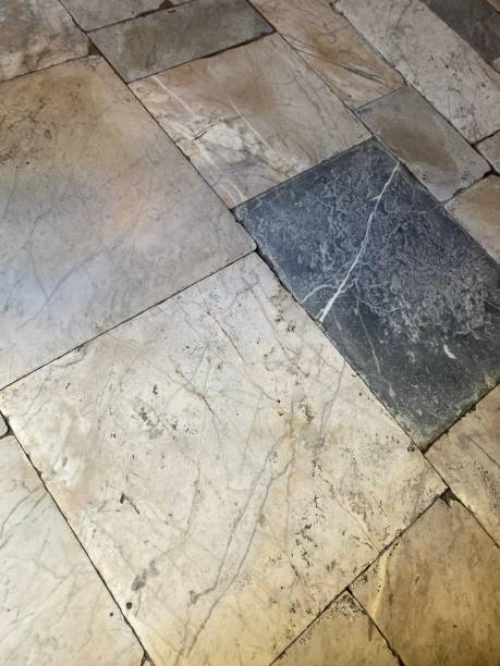 istock Marble floor in a cathedral in Lucca. 2184554954