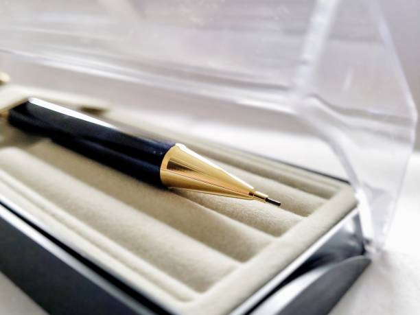 istock Close-up of mechanical pencil on the box 2184555220