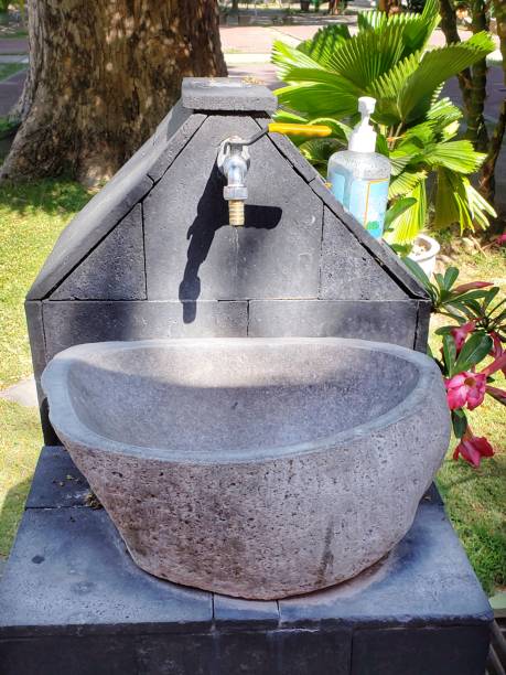 istock outdoor sink made from natural stone 2184555494