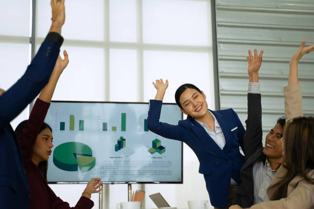 istock White collar worker are meeting at office. 2184556515