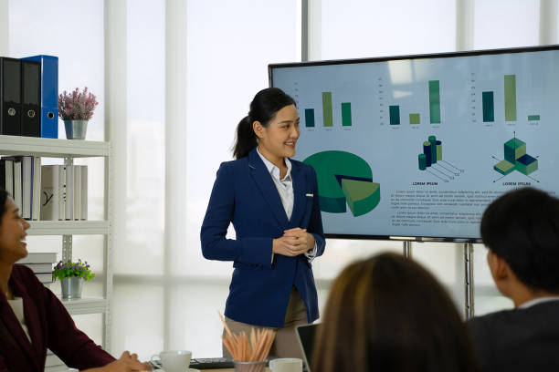 istock White collar worker are meeting at office. 2184556525