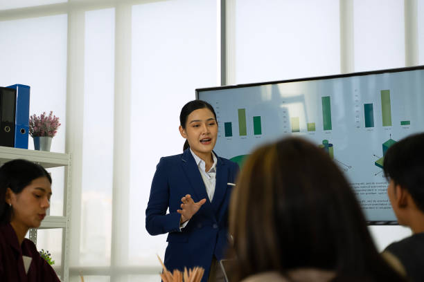 istock White collar worker are meeting at office. 2184556556